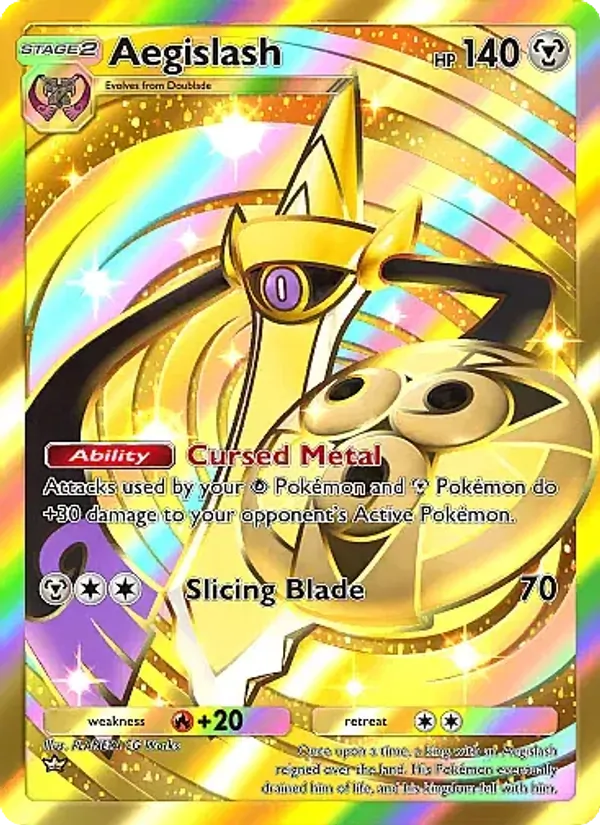 102 Aegislash – Crimson Blaze