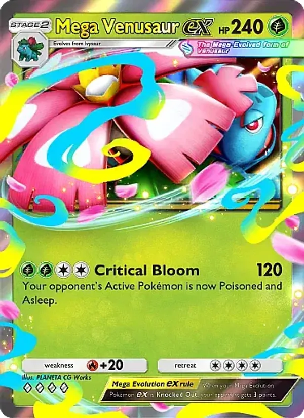 004 Mega Venusaur ex – Crimson Blaze