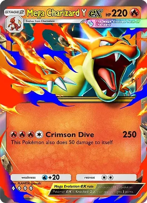014 Mega Charizard Y ex – Crimson Blaze