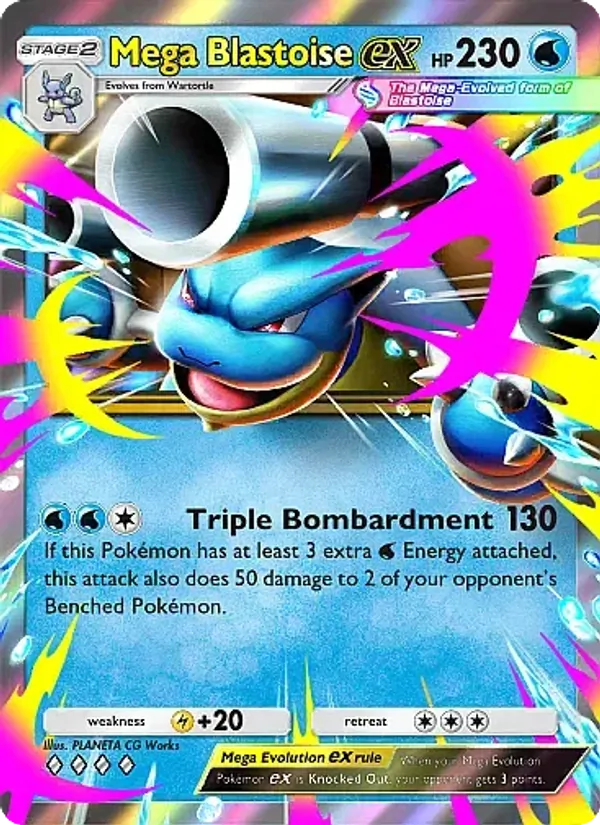020 Mega Blastoise ex – Crimson Blaze