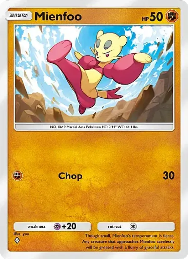 043 Mienfoo – Crimson Blaze