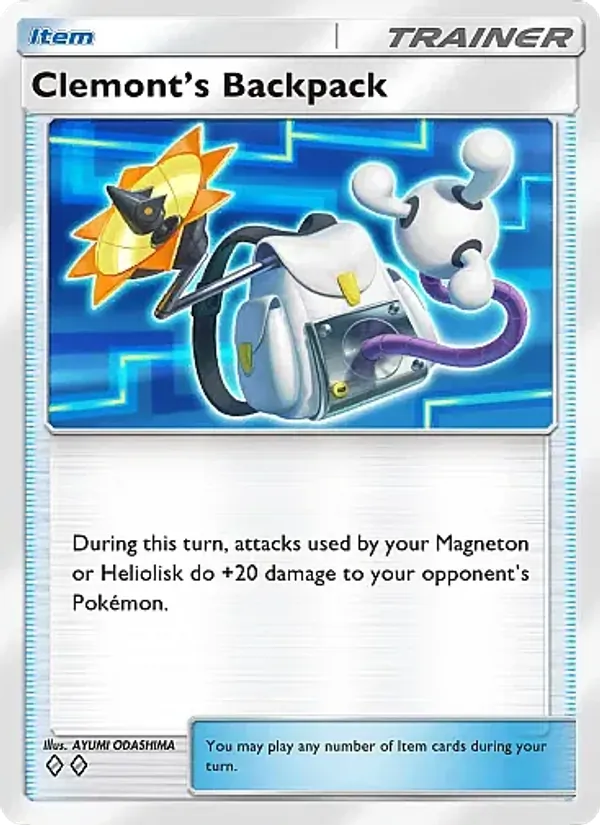 066 Clemont's Backpack – Crimson Blaze