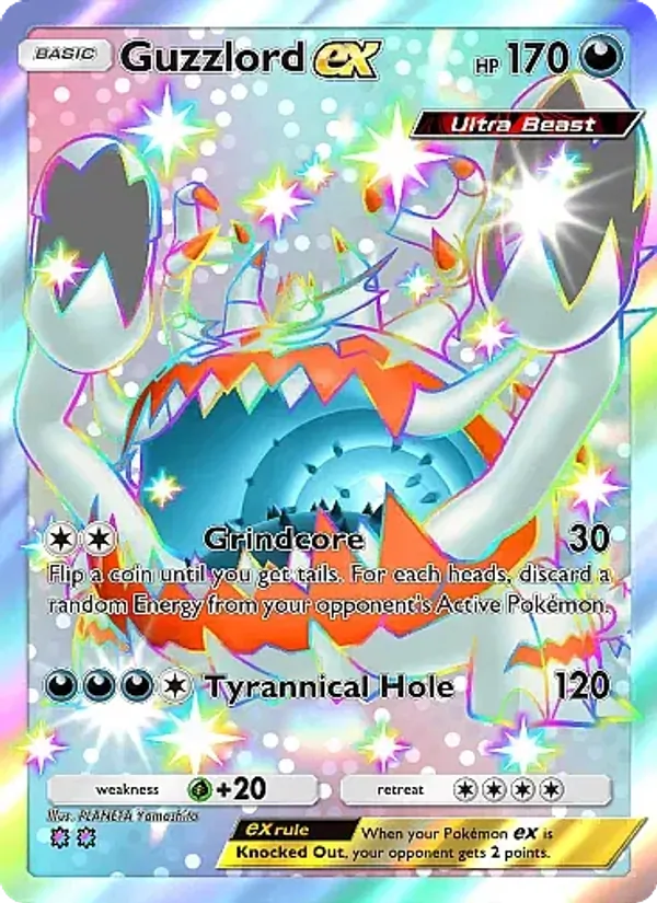 100 Guzzlord ex – Crimson Blaze