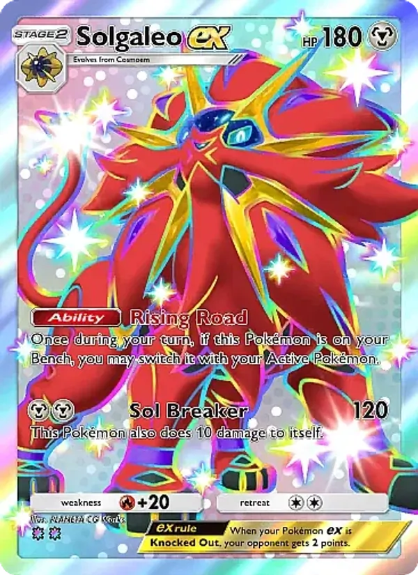 101 Solgaleo ex – Crimson Blaze