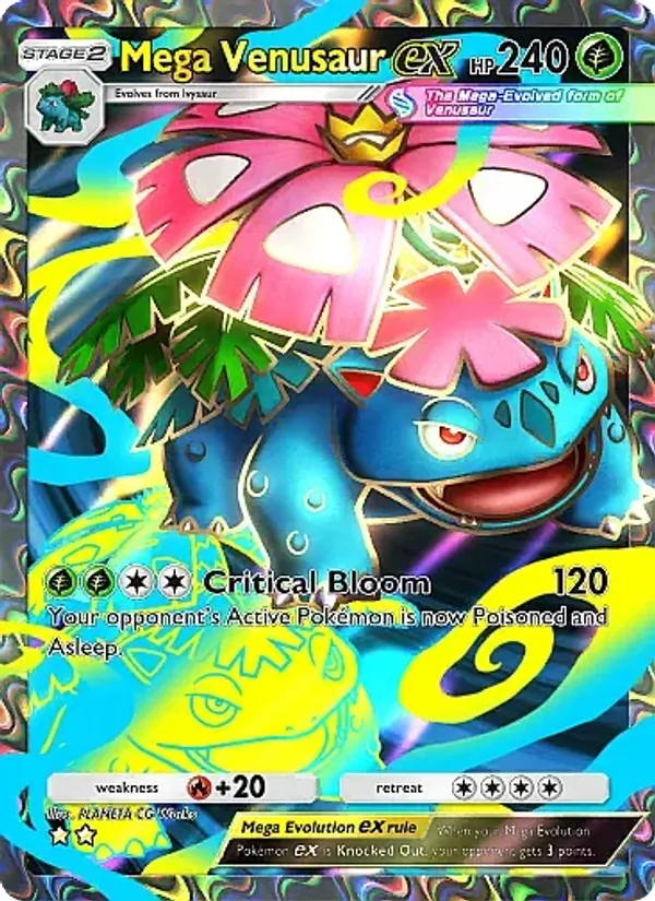 076 Mega Venusaur ex – Crimson Blaze
