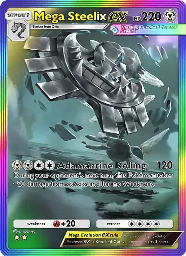 086 Mega Steelix ex – Crimson Blaze