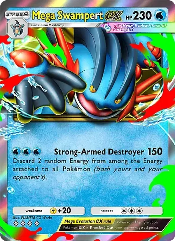 036 Mega Swampert ex – Fantastical Parade