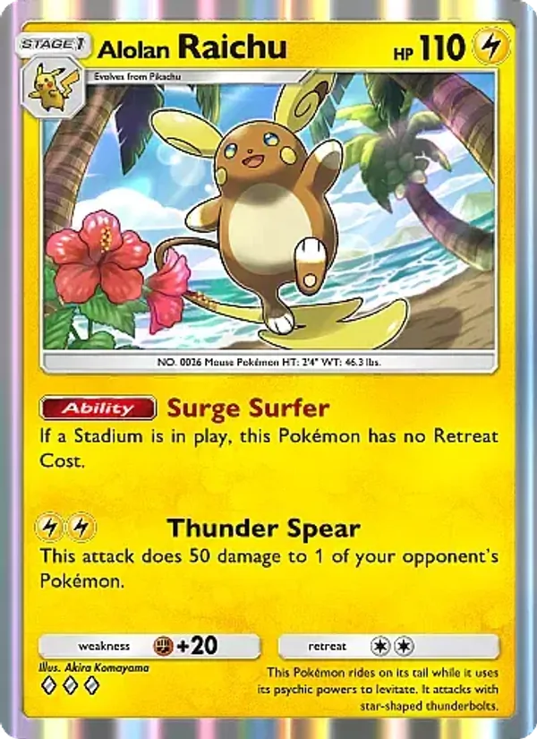 050 Alolan Raichu – Fantastical Parade