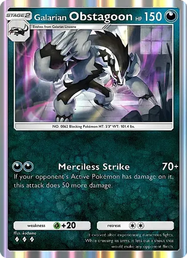 100 Galarian Obstagoon – Fantastical Parade