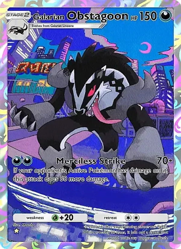 176 Galarian Obstagoon – Fantastical Parade