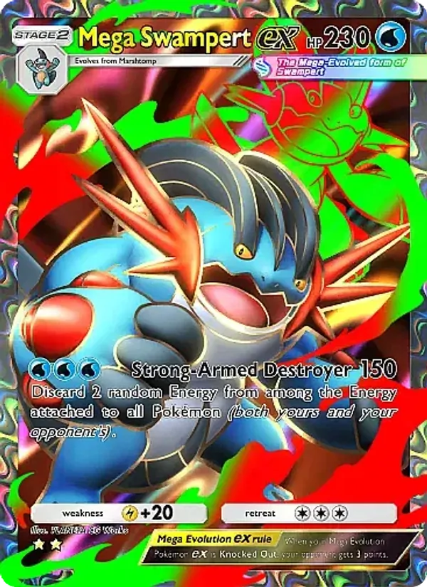 183 Mega Swampert ex – Fantastical Parade