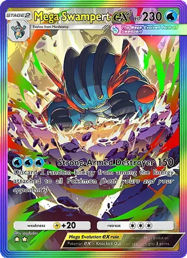 197 Mega Swampert ex – Fantastical Parade