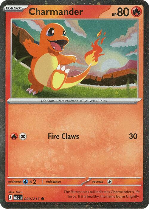 020-holo-cosmos Charmander (Holo, Cosmos Holo) – Ascended Heroes