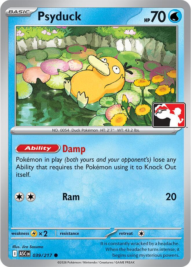 039-normal-playerrewardsprogram Psyduck (Player Rewards stamp) – Ascended Heroes