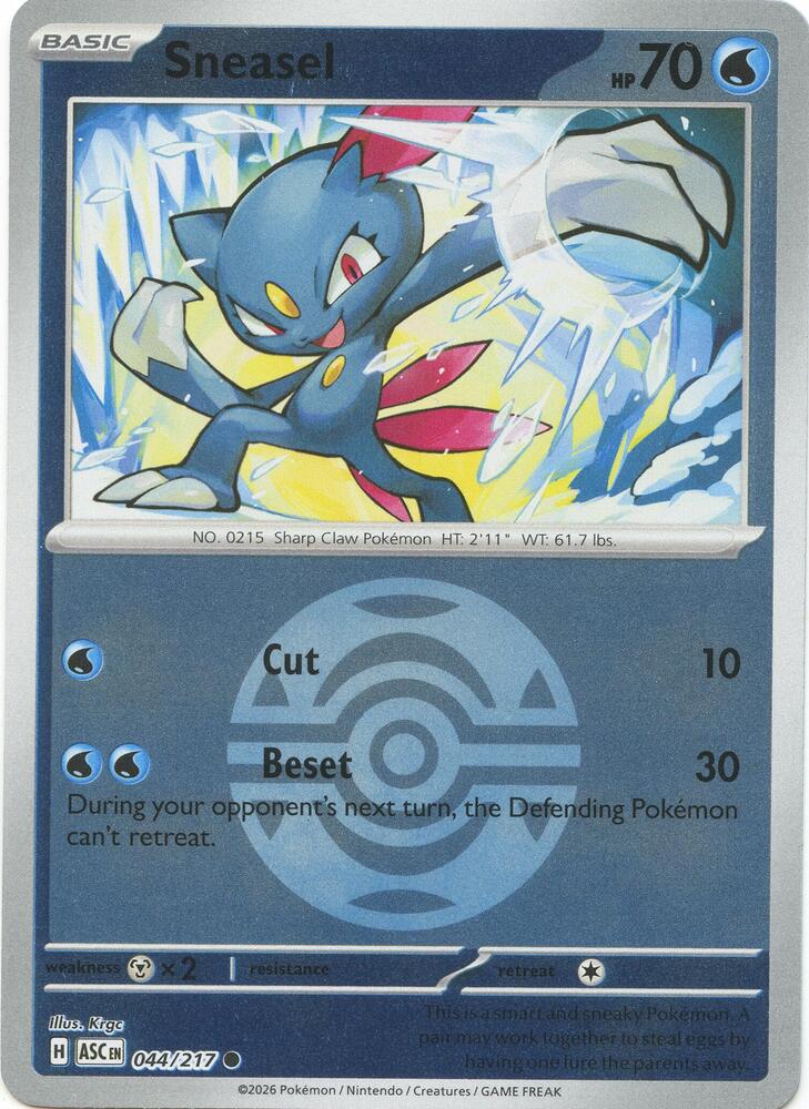 044-reverse-duskball Sneasel – Ascended Heroes