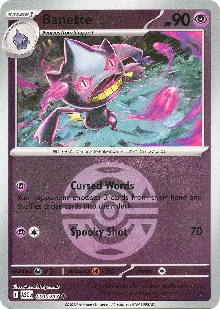 091-reverse-duskball Banette – Ascended Heroes