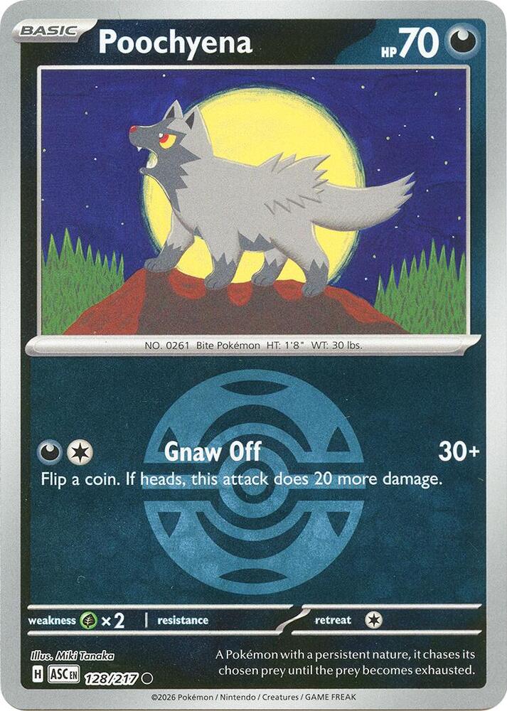128-reverse-duskball Poochyena – Ascended Heroes