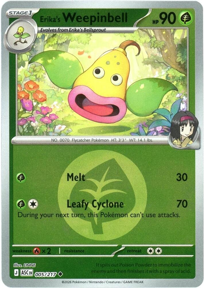 005-ER Erika's Weepinbell – Ascended Heroes