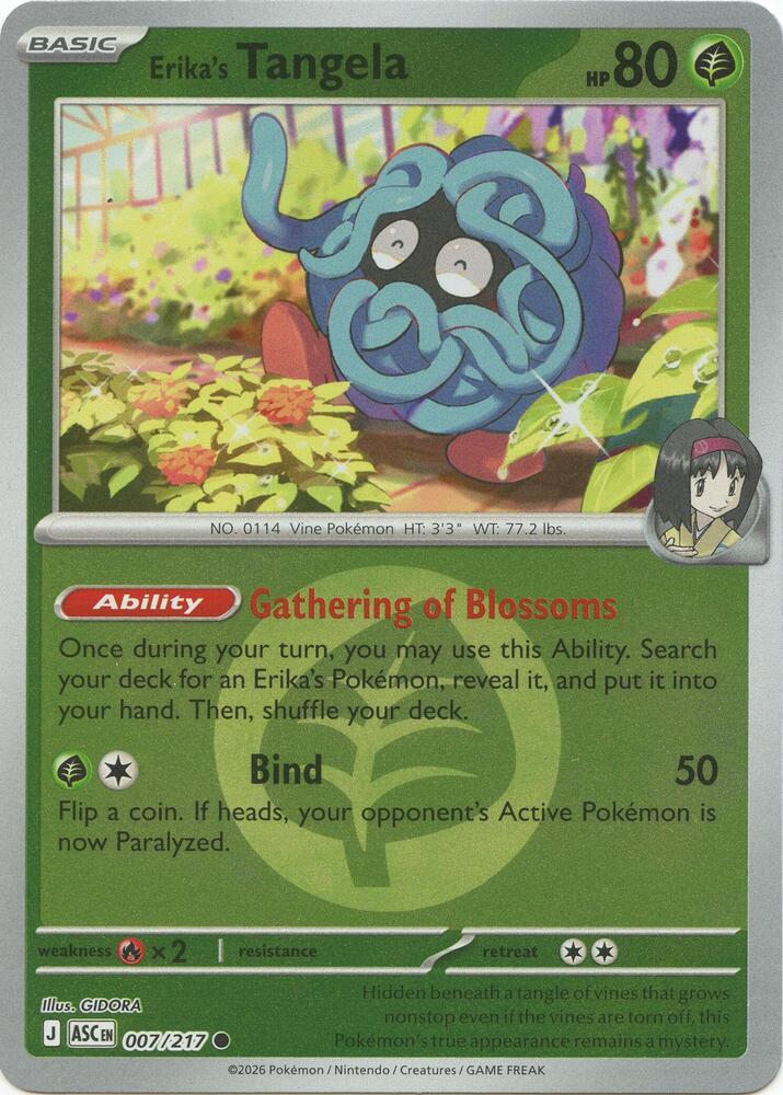 007-ER Erika's Tangela – Ascended Heroes