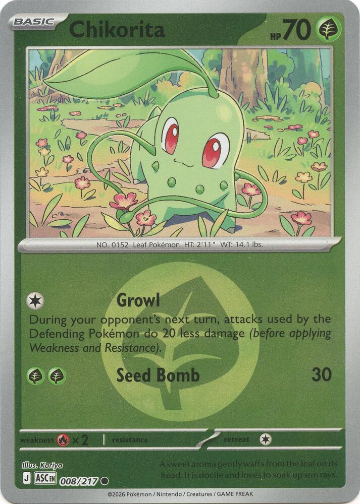 008-ER Chikorita – Ascended Heroes