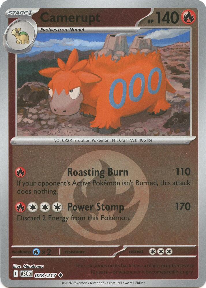 028-ER Camerupt – Ascended Heroes