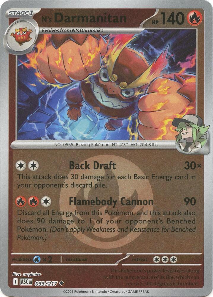 033-ER N's Darmanitan – Ascended Heroes