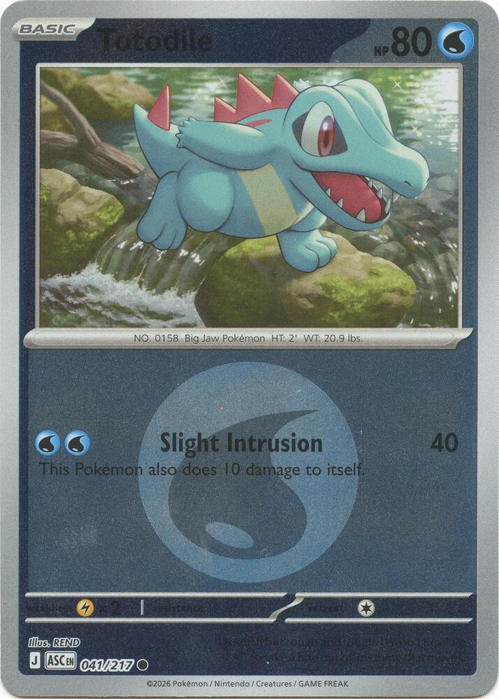 041-ER Totodile – Ascended Heroes
