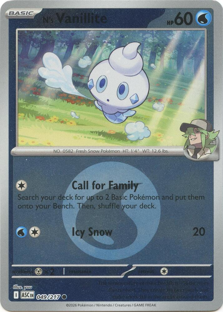 049-ER N's Vanillite – Ascended Heroes