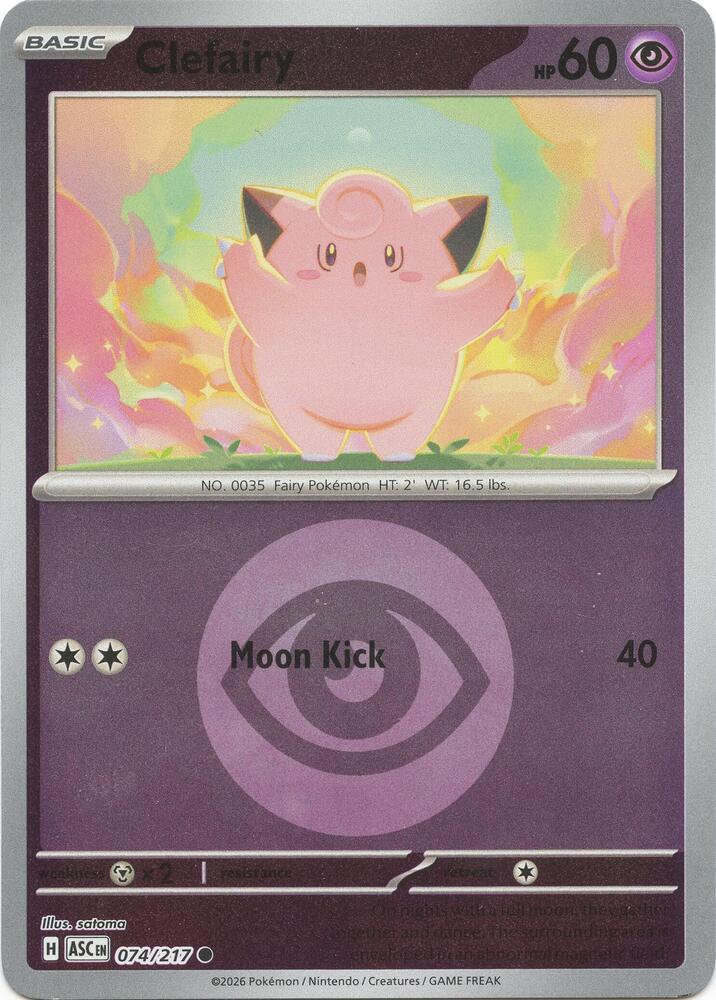 074-ER Clefairy – Ascended Heroes