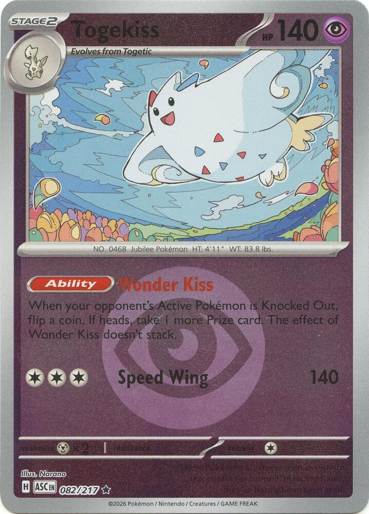 082-ER Togekiss – Ascended Heroes