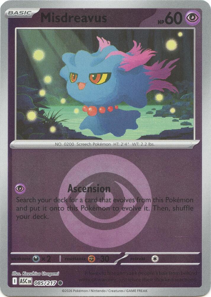 085-ER Misdreavus – Ascended Heroes
