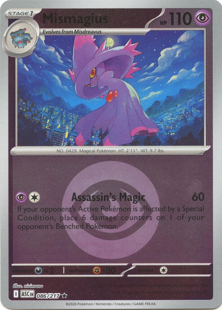 086-ER Mismagius – Ascended Heroes