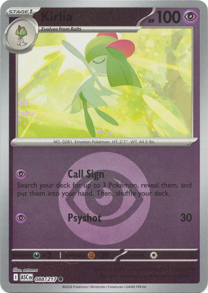 088-ER Kirlia – Ascended Heroes