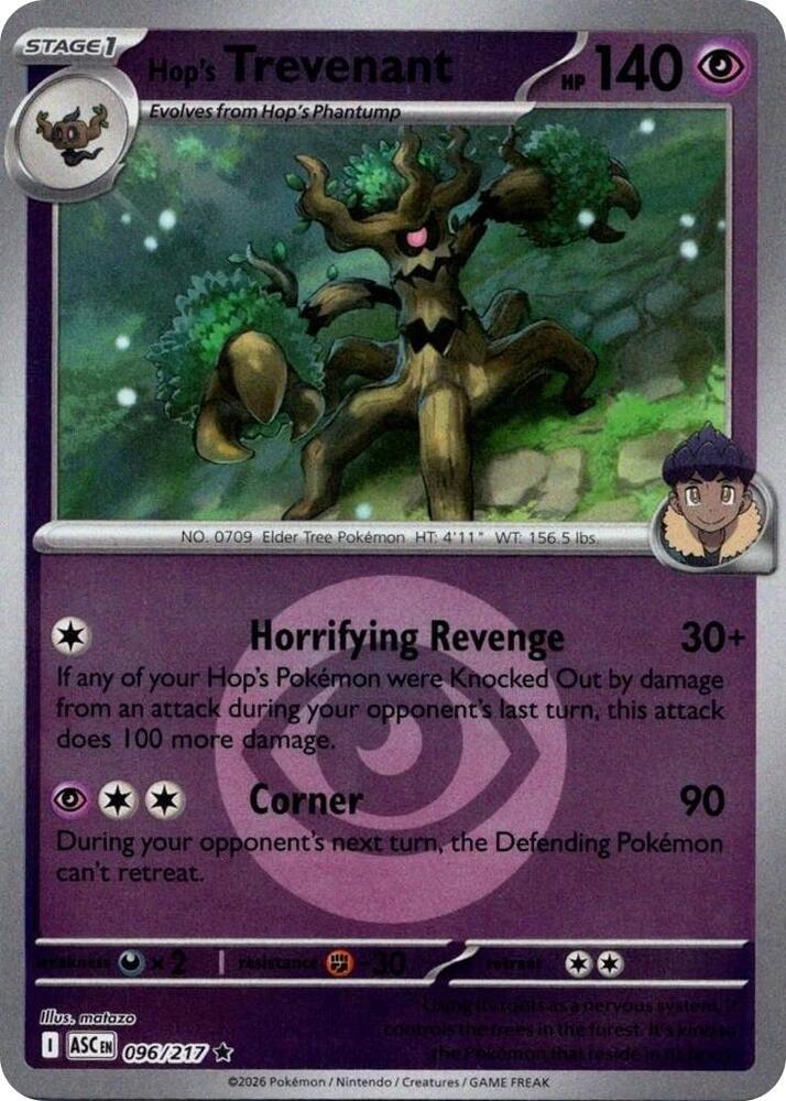 096-ER Hop's Trevenant – Ascended Heroes