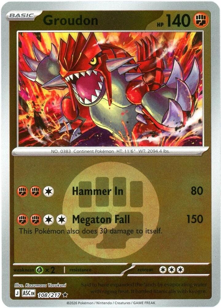 108-ER Groudon – Ascended Heroes