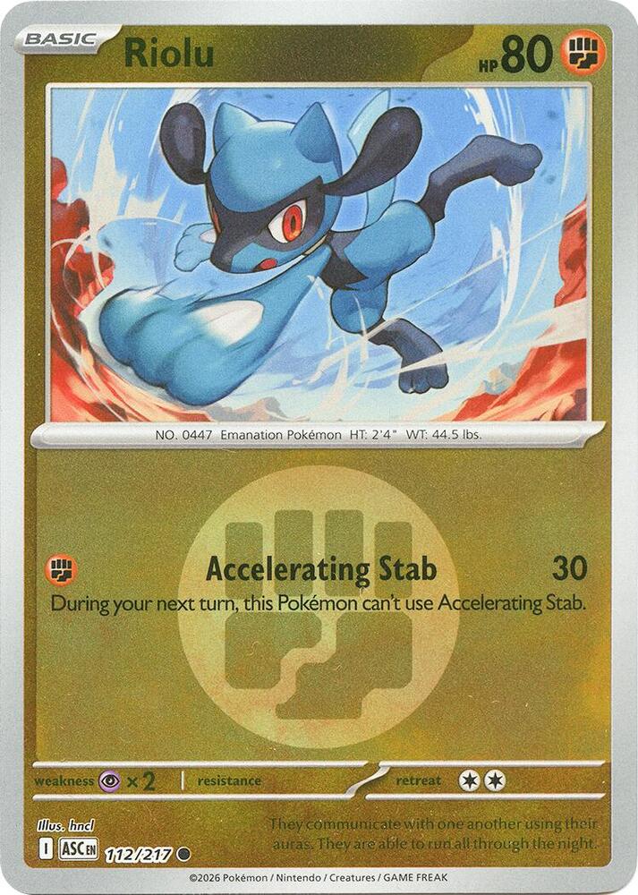 112-ER Riolu – Ascended Heroes