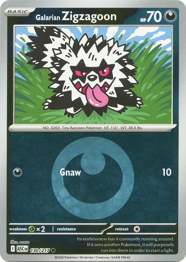 130-ER Galarian Zigzagoon – Ascended Heroes