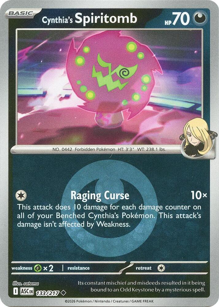 133-ER Cynthia's Spiritomb – Ascended Heroes