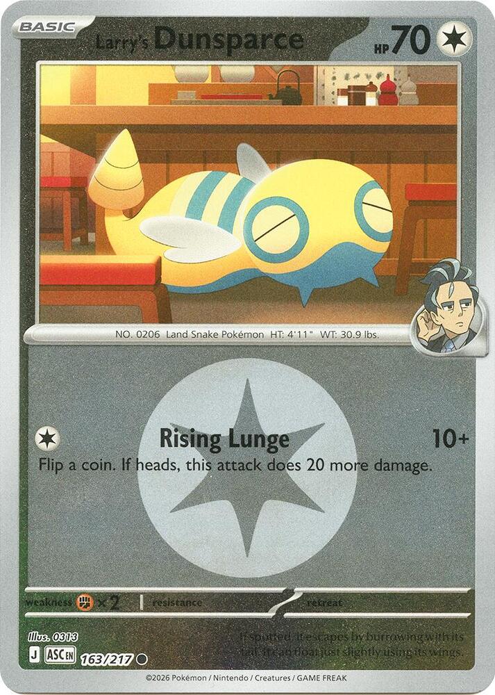 163-ER Larry's Dunsparce – Ascended Heroes