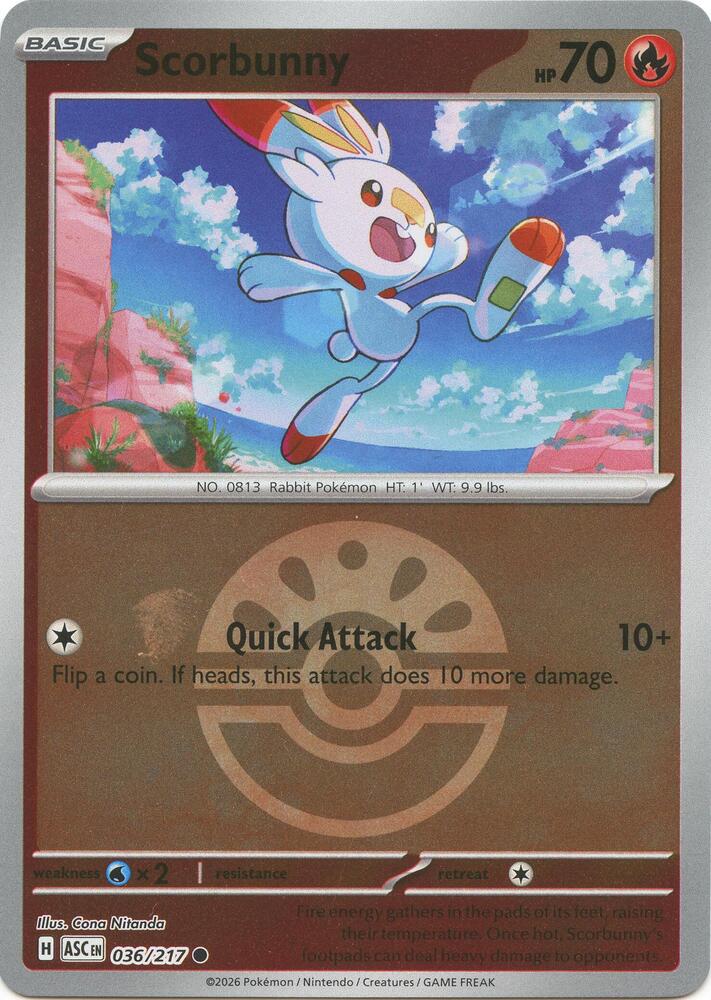 036-FB Scorbunny – Ascended Heroes