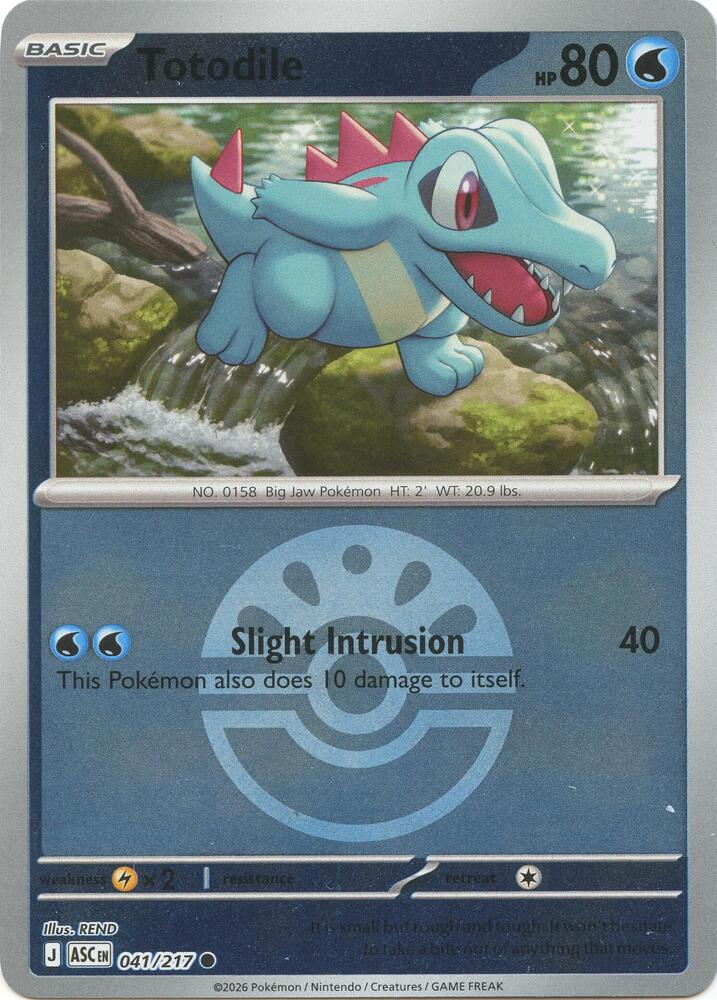 041-FB Totodile – Ascended Heroes