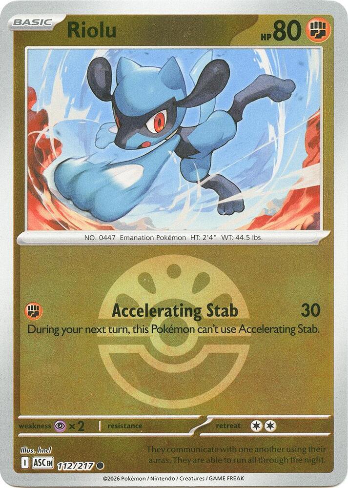 112-FB Riolu – Ascended Heroes