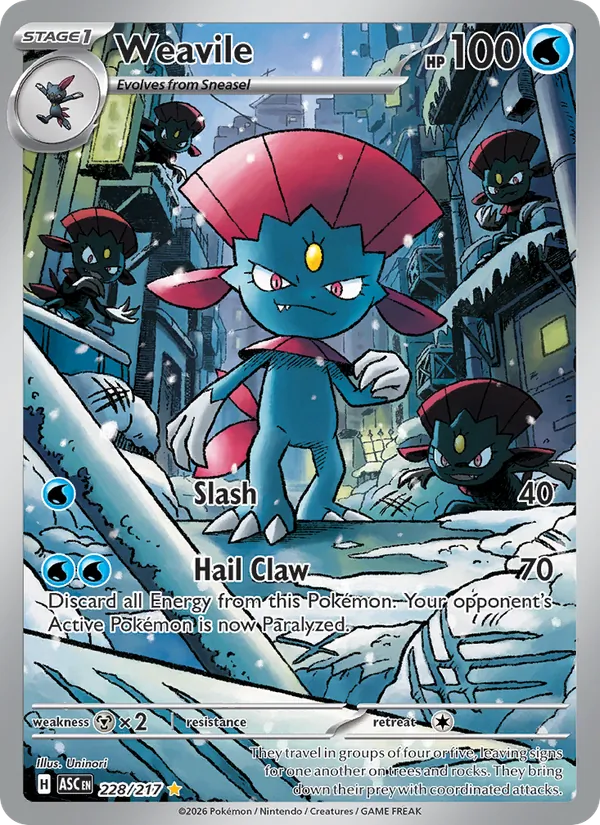 228 Weavile – Ascended Heroes