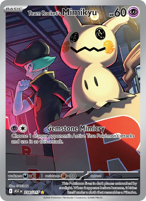 238 Team Rocket's Mimikyu – Ascended Heroes