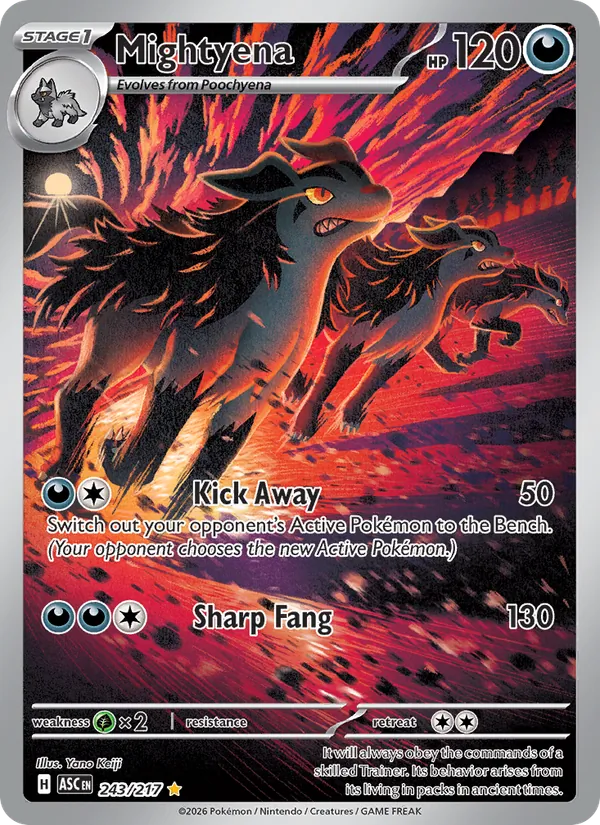 243 Mightyena – Ascended Heroes