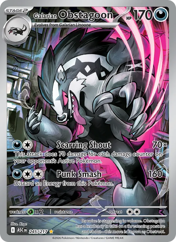 245 Galarian Obstagoon – Ascended Heroes