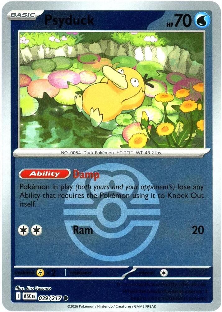 039-reverse-loveball Psyduck – Ascended Heroes