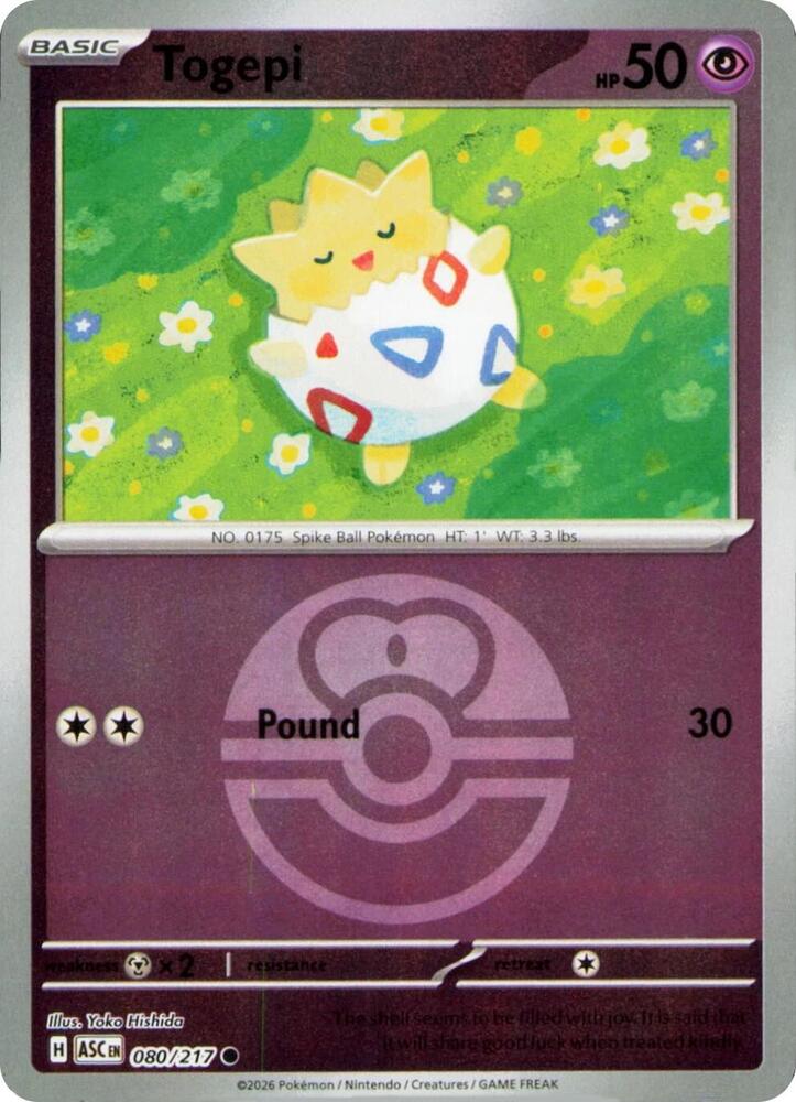 080-reverse-loveball Togepi – Ascended Heroes