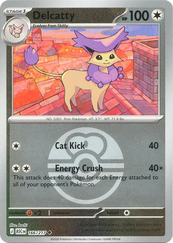 166-reverse-loveball Delcatty – Ascended Heroes
