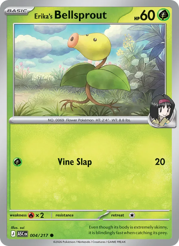 004 Erika's Bellsprout – Ascended Heroes